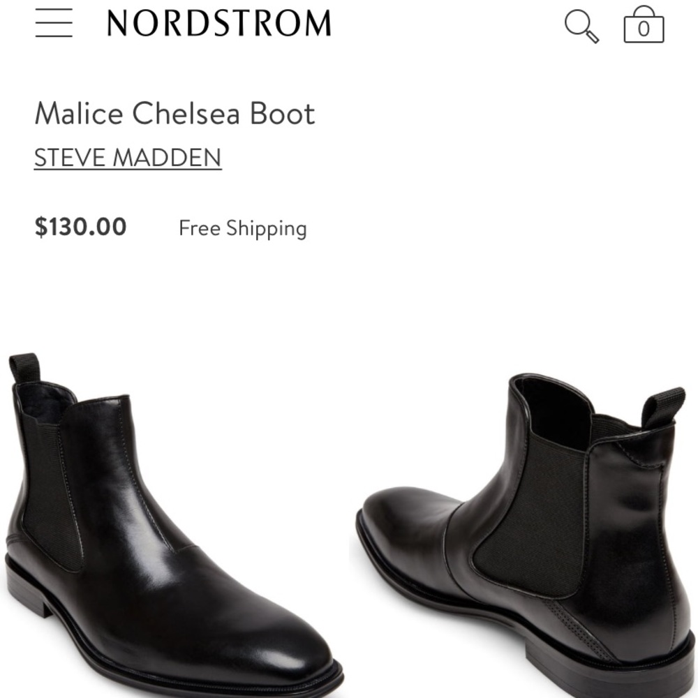 Steve Madden Malice Chelsea Boot Black